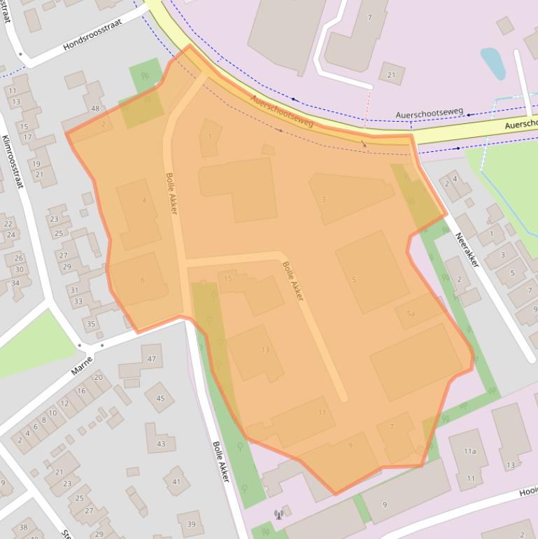 Kaart van postcodegebied 5761RW.