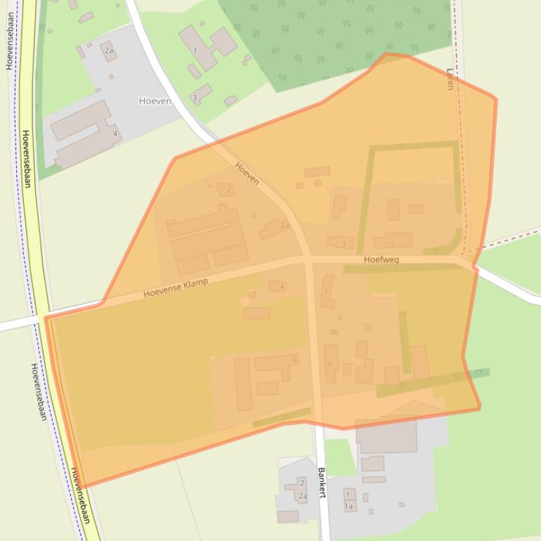 Kaart van postcodegebied 5763AB.