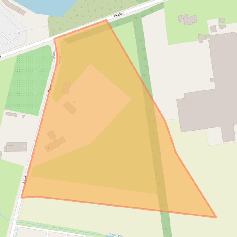 Kaart van postcodegebied 5763PS.