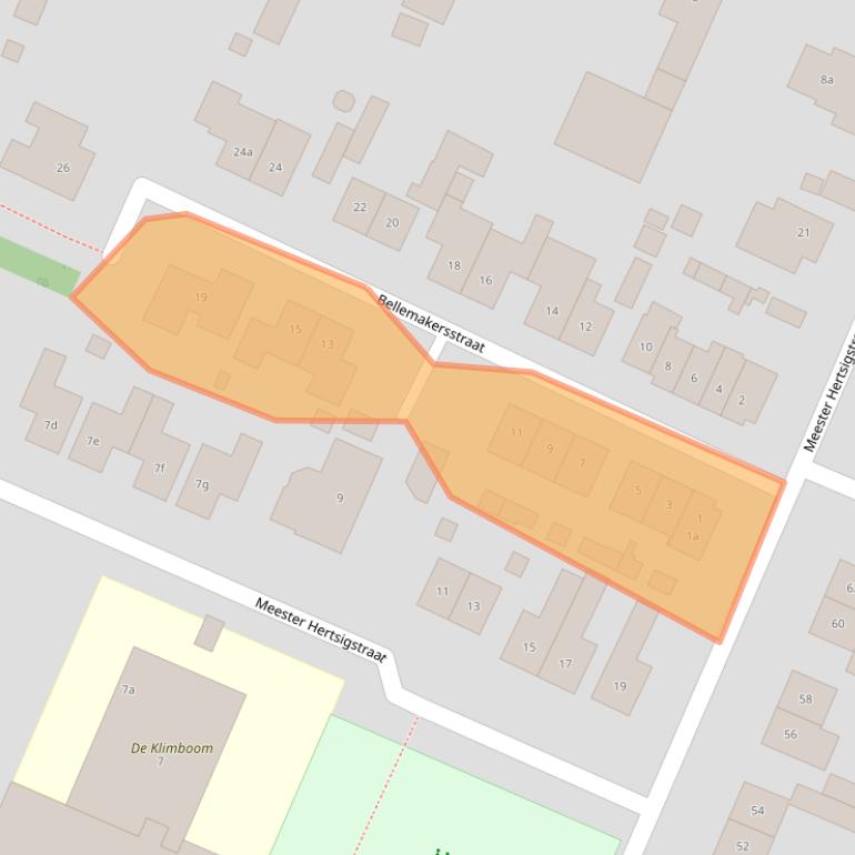 Kaart van postcodegebied 5764RZ.