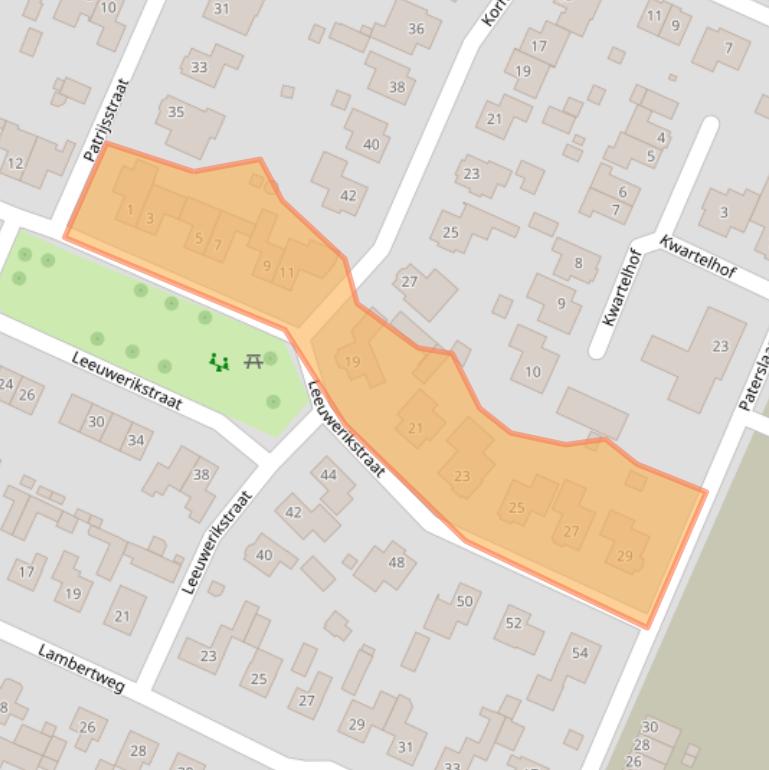 Kaart van postcodegebied 5764SB.