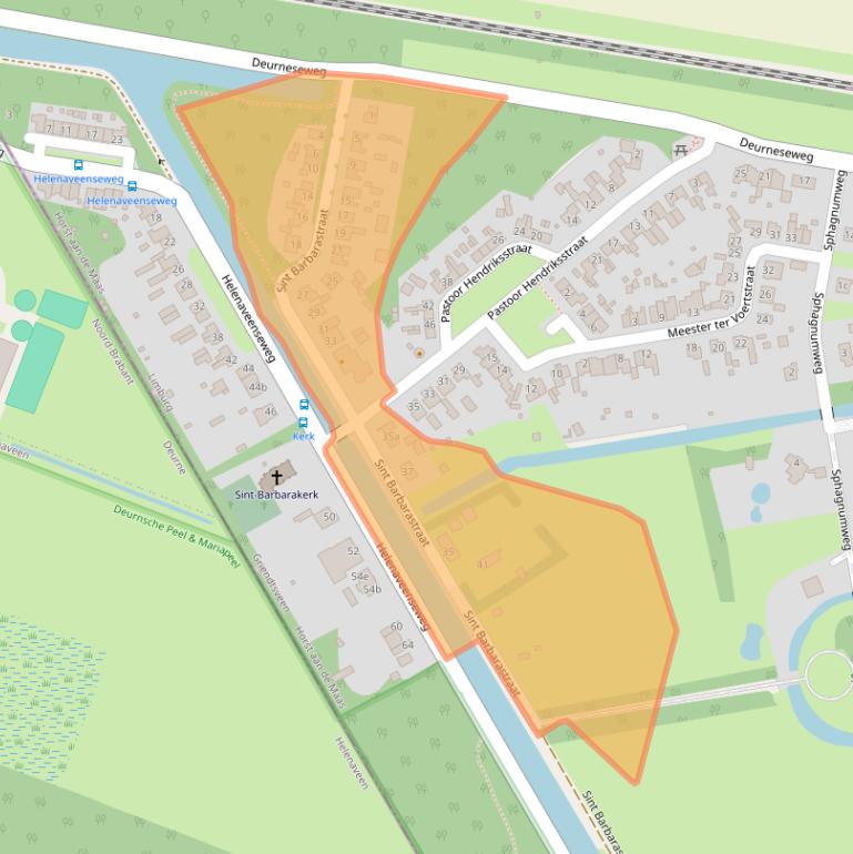 Kaart van postcodegebied 5766PC.