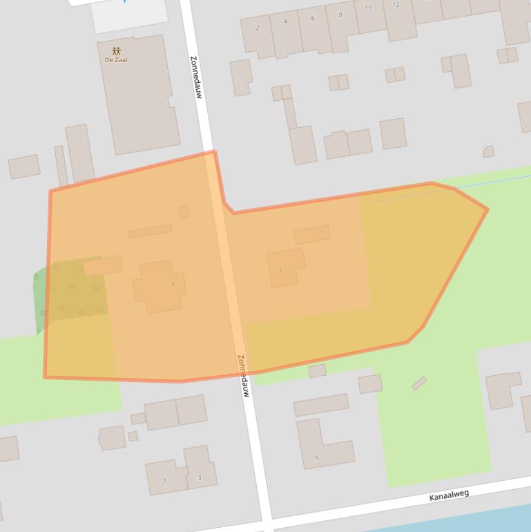 Kaart van postcodegebied 5766PS.