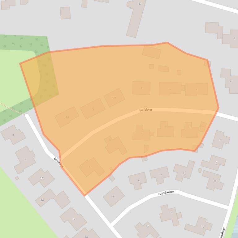 Kaart van postcodegebied 5768BS.