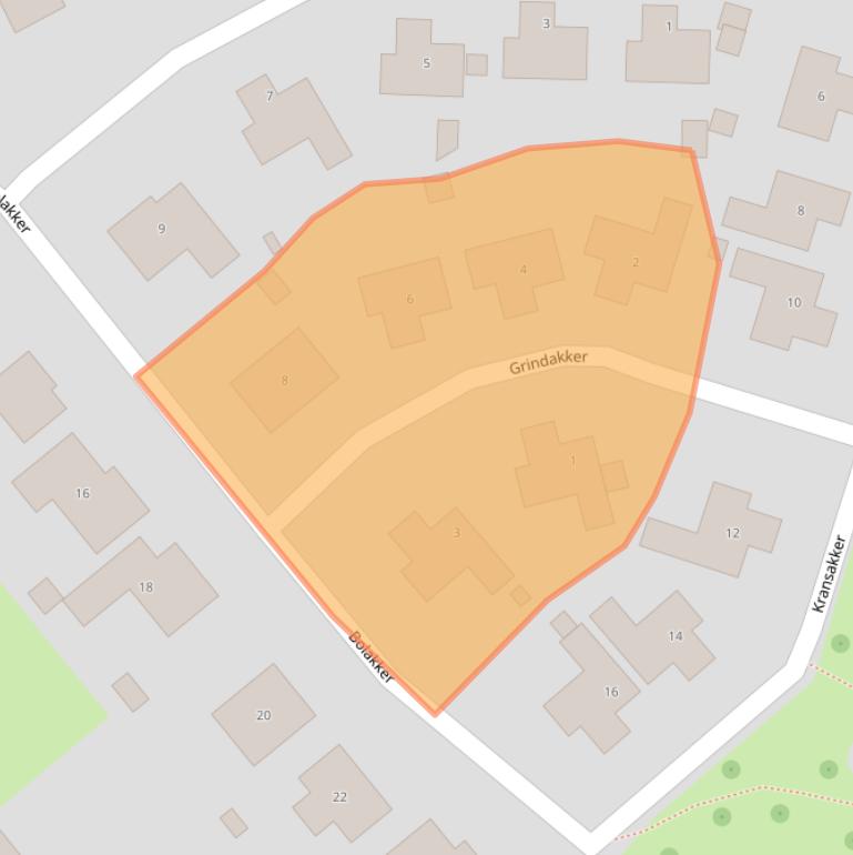 Kaart van postcodegebied 5768BT.