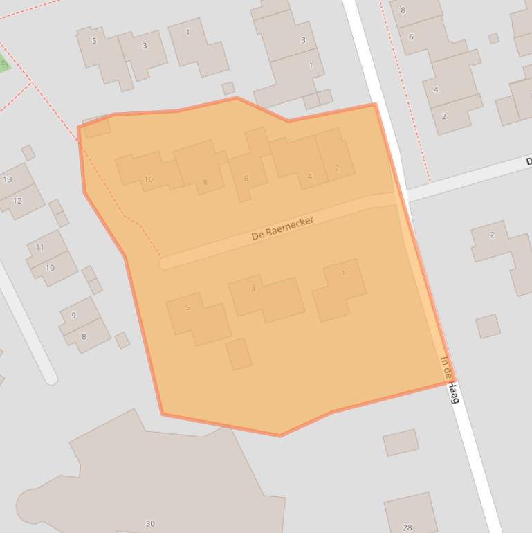 Kaart van postcodegebied 5768HA.