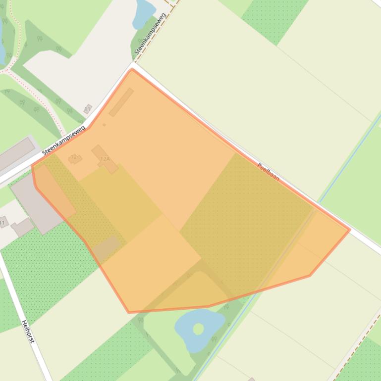 Kaart van postcodegebied 5768XG.