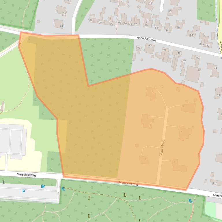 Kaart van postcodegebied 5801HM.