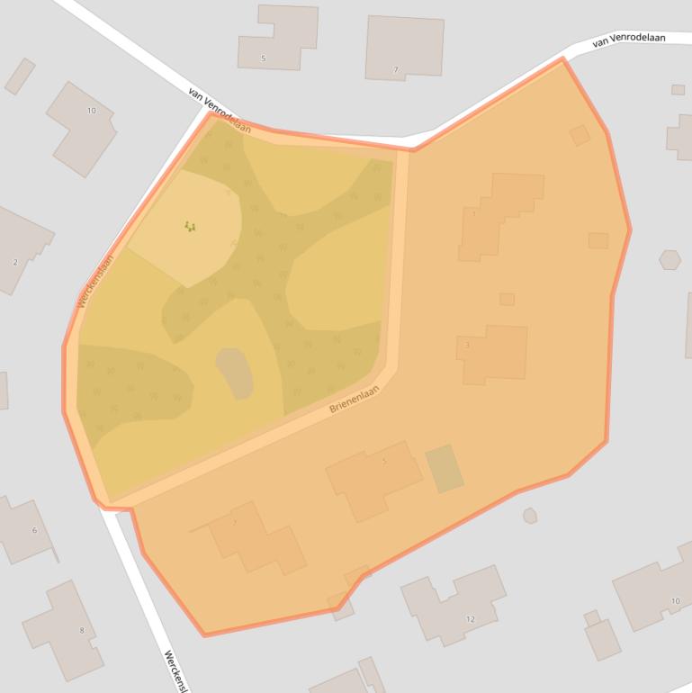 Kaart van postcodegebied 5801HV.