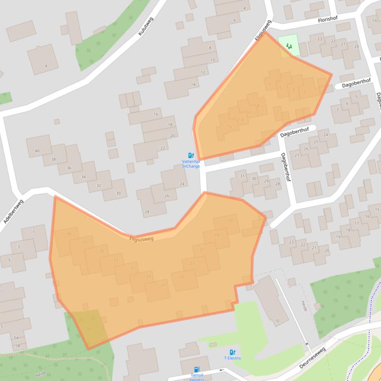 Kaart van postcodegebied 5801JM.