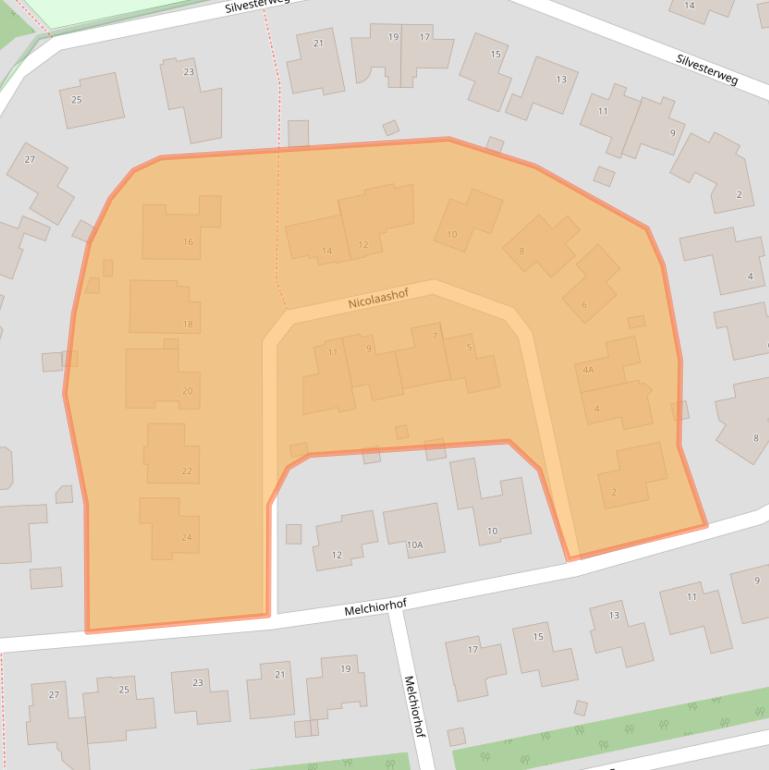 Kaart van postcodegebied 5801KS.