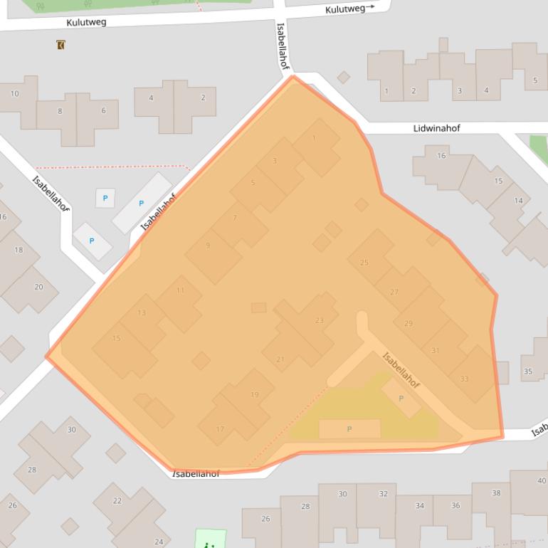 Kaart van postcodegebied 5801LD.