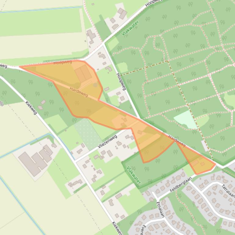 Kaart van postcodegebied 5801PJ.