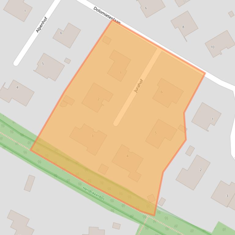 Kaart van postcodegebied 5801PL.