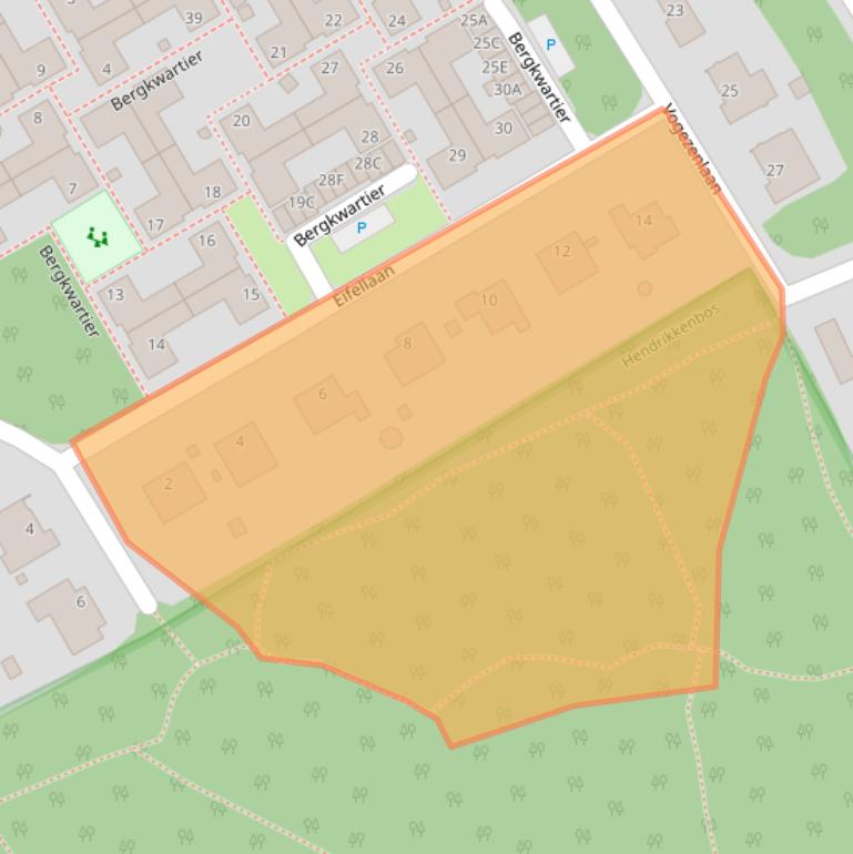 Kaart van postcodegebied 5801PW.