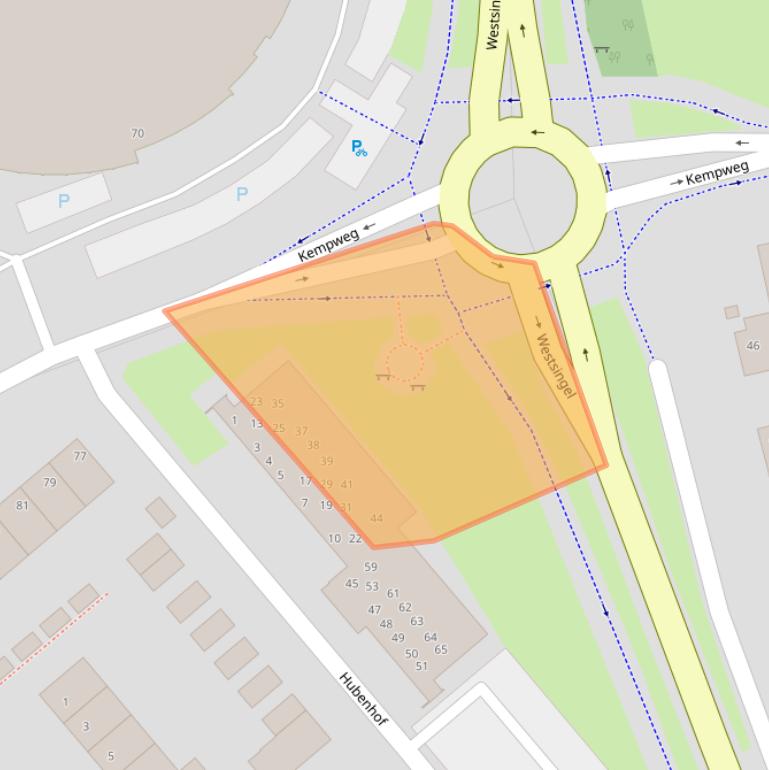 Kaart van postcodegebied 5801TR.