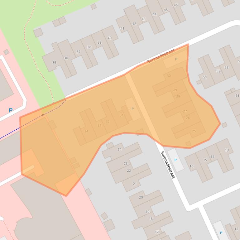 Kaart van postcodegebied 5802ET.
