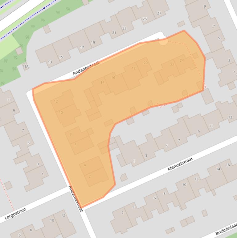 Kaart van postcodegebied 5802GE.