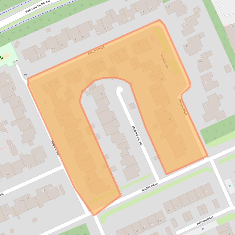 Kaart van postcodegebied 5802GH.