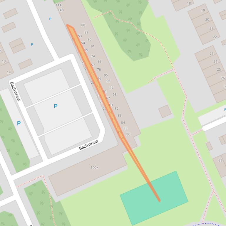 Kaart van postcodegebied 5802GM.