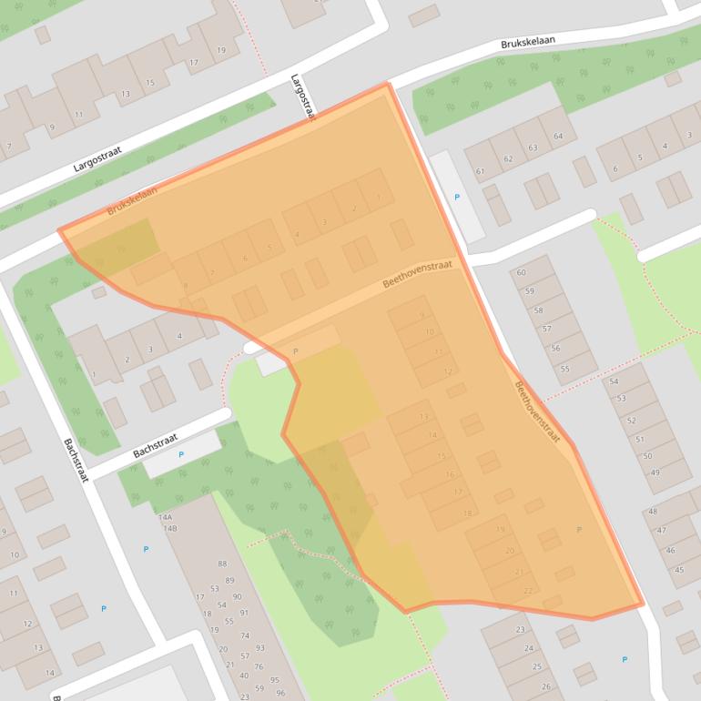 Kaart van postcodegebied 5802GS.