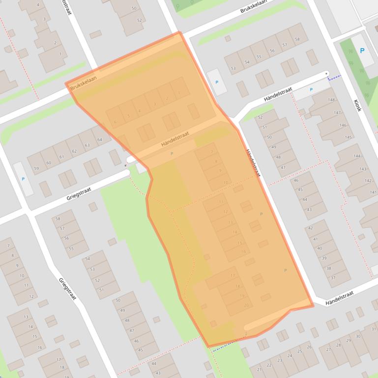 Kaart van postcodegebied 5802HL.