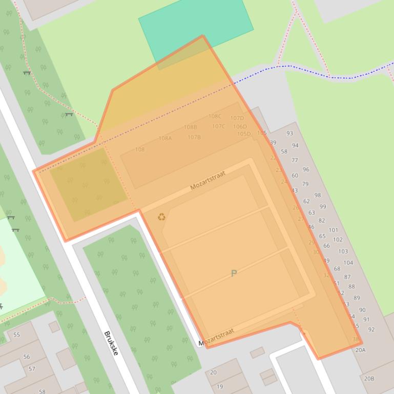 Kaart van postcodegebied 5802HR.