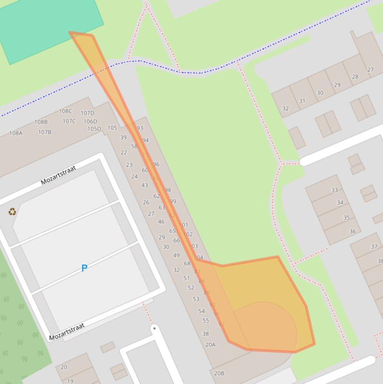 Kaart van postcodegebied 5802HV.