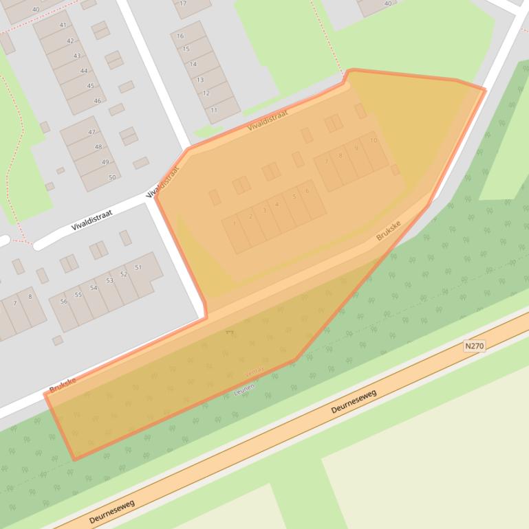 Kaart van postcodegebied 5802JH.