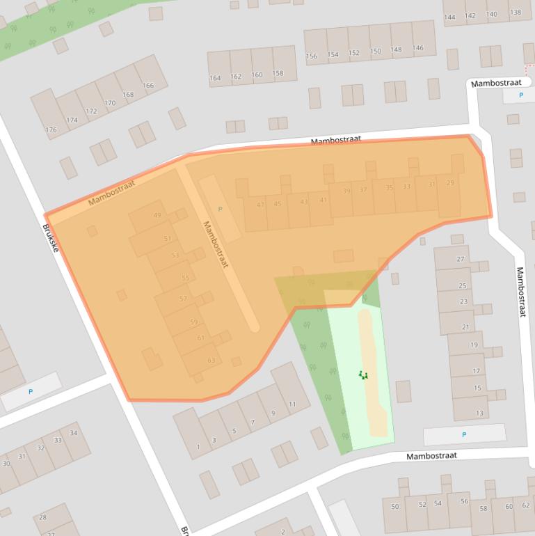Kaart van postcodegebied 5802LB.