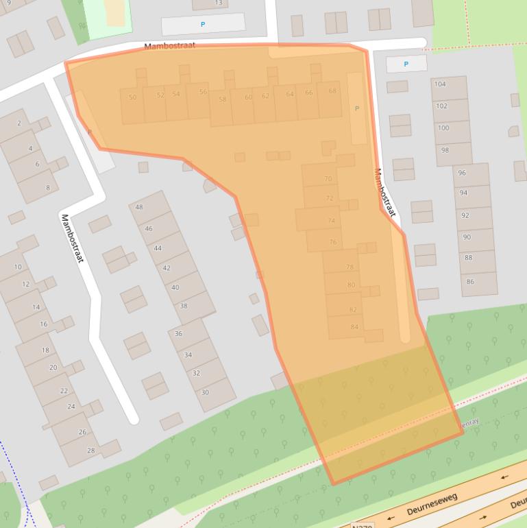 Kaart van postcodegebied 5802LD.