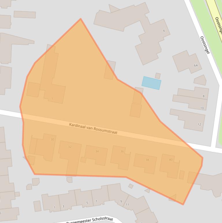 Kaart van postcodegebied 5802MD.