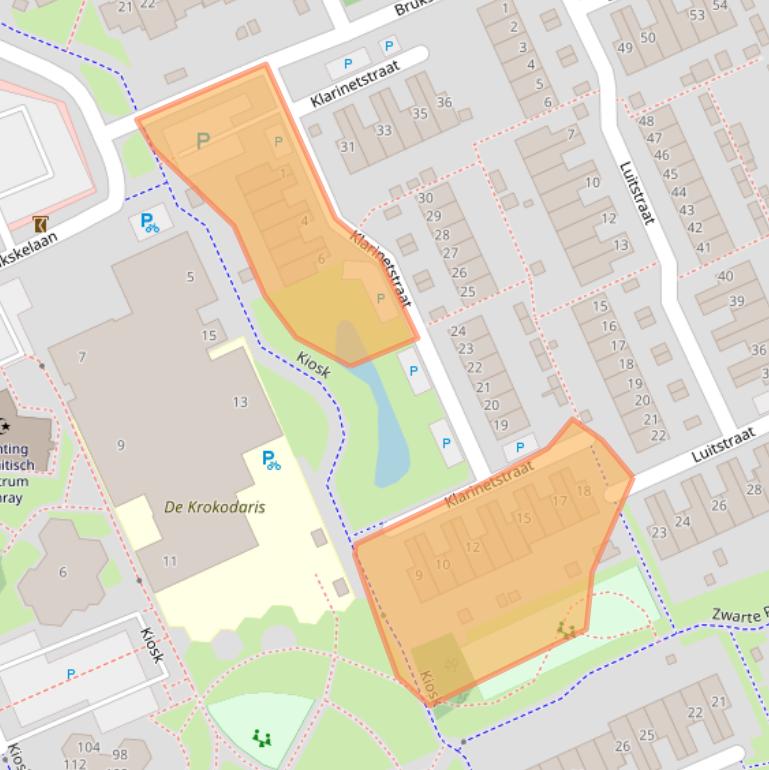 Kaart van postcodegebied 5802ND.