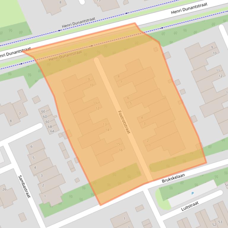Kaart van postcodegebied 5802NK.