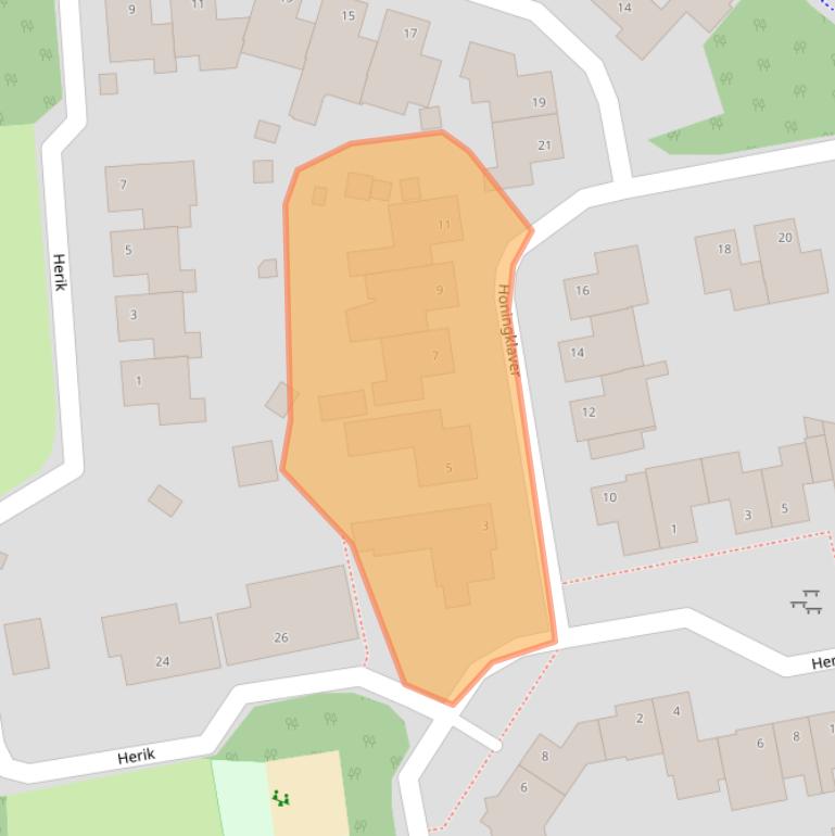 Kaart van postcodegebied 5803DJ.