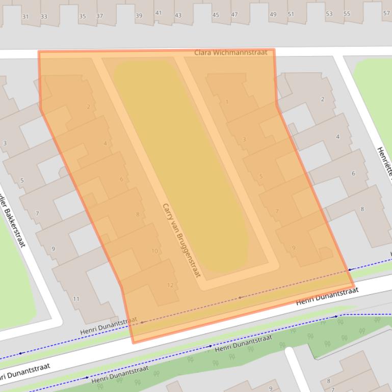 Kaart van postcodegebied 5803GH.