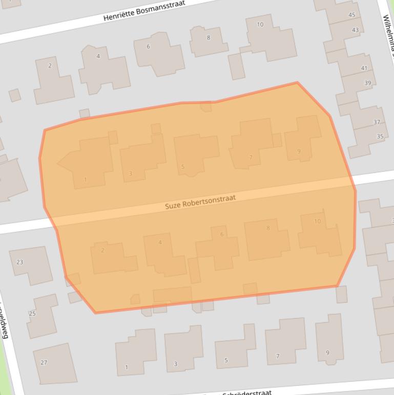 Kaart van postcodegebied 5803GM.