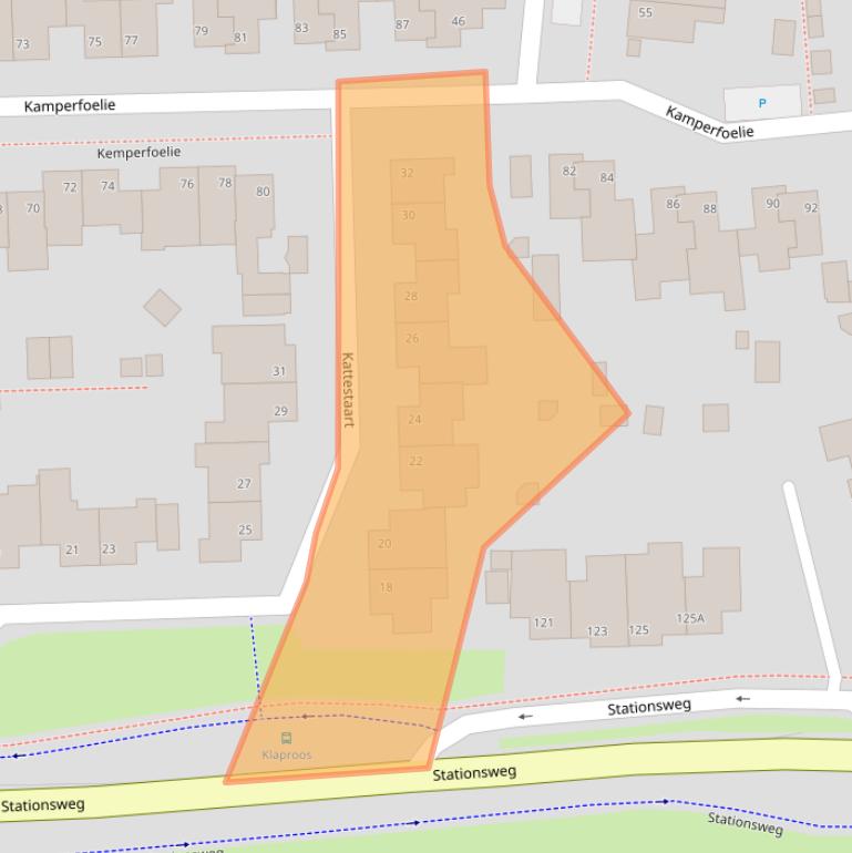 Kaart van postcodegebied 5803HA.