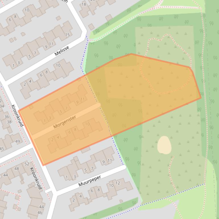 Kaart van postcodegebied 5803LB.