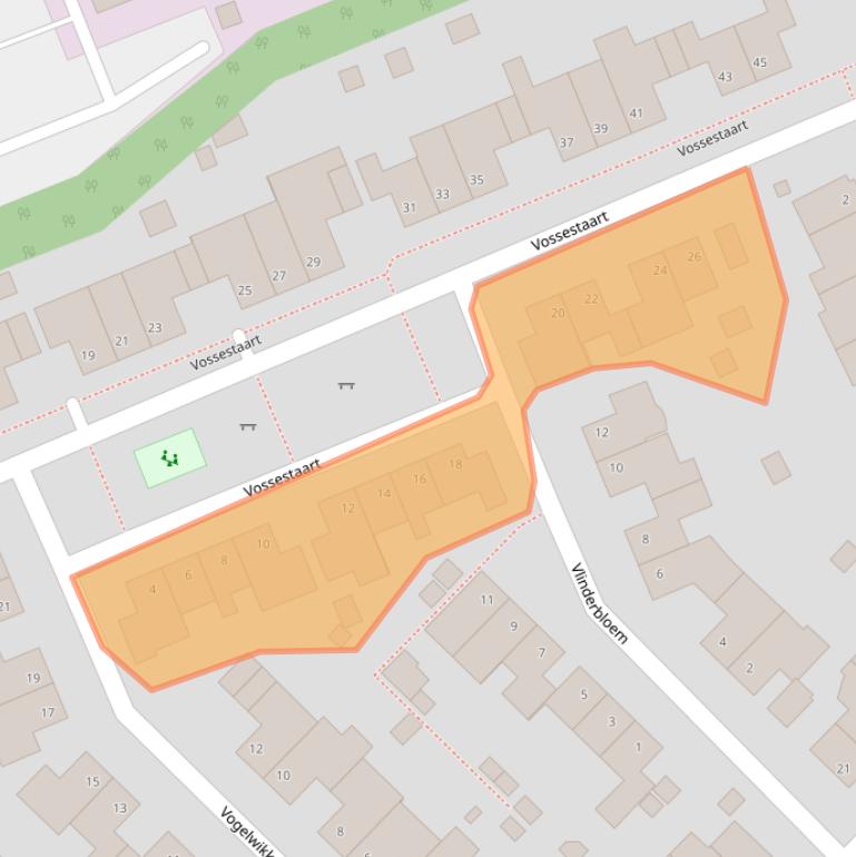 Kaart van postcodegebied 5803LP.