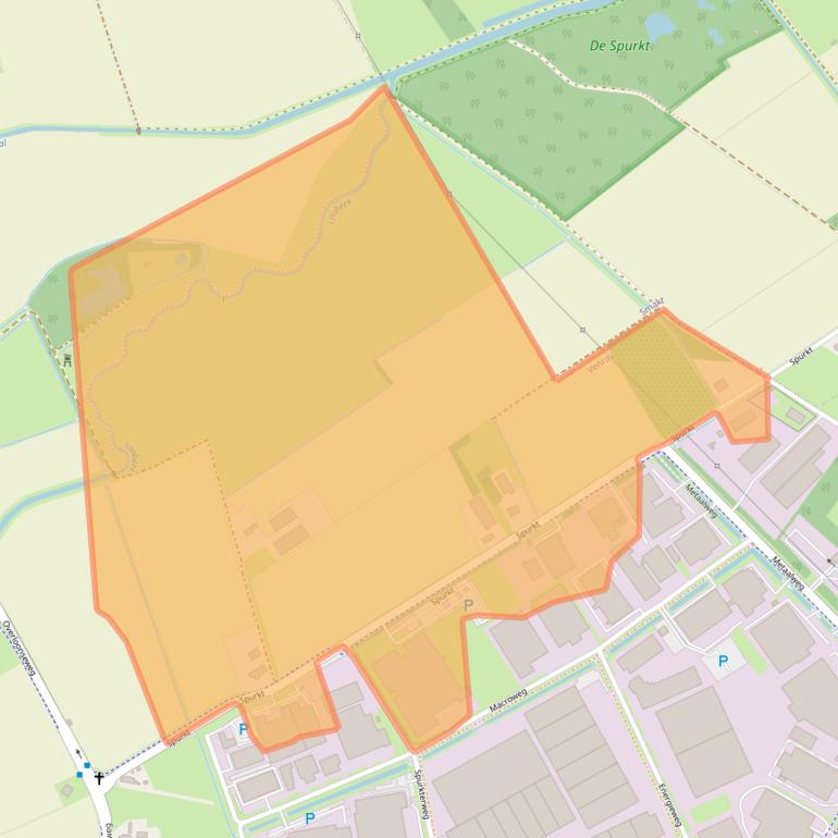 Kaart van postcodegebied 5804AR.