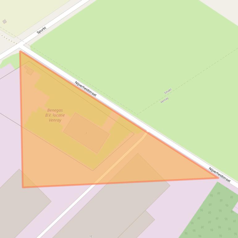 Kaart van postcodegebied 5804CH.