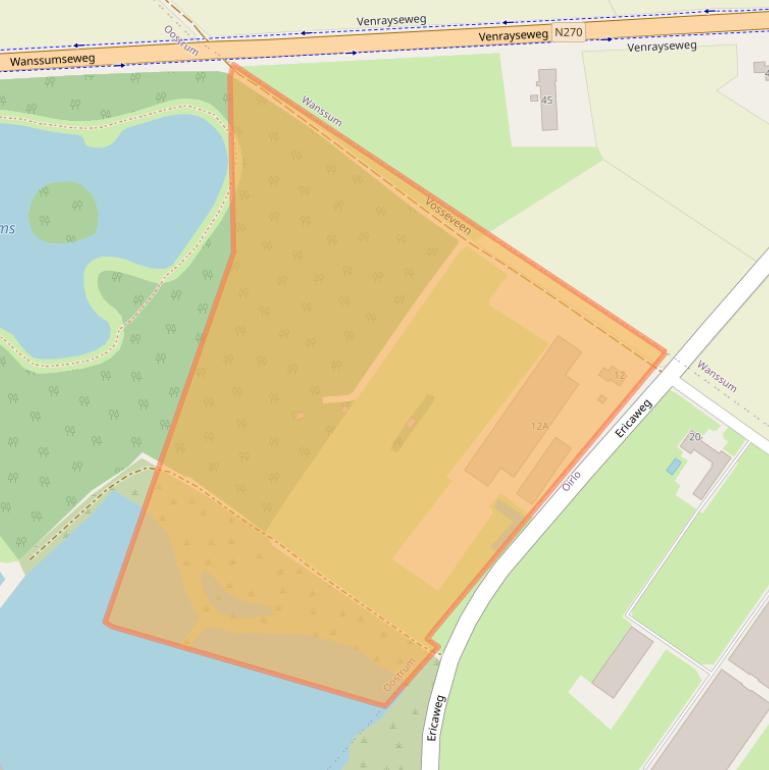 Kaart van postcodegebied 5807ET.