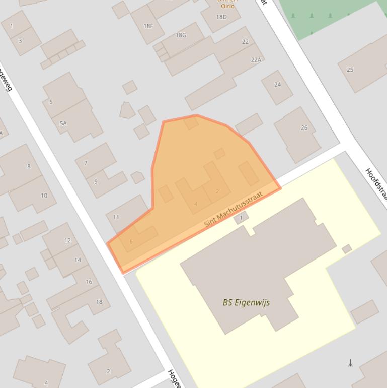 Kaart van postcodegebied 5808BD.