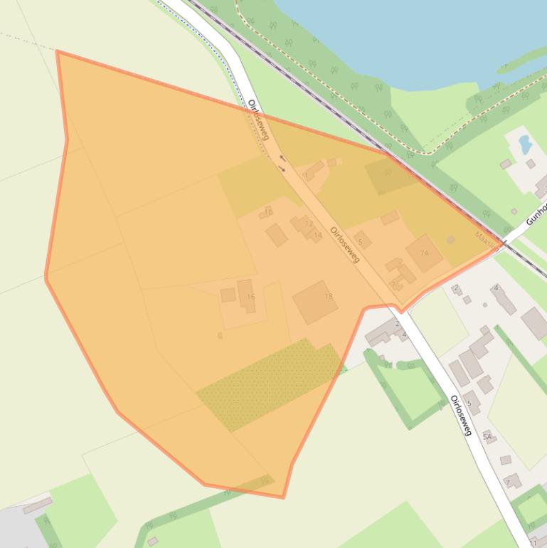 Kaart van postcodegebied 5808BN.