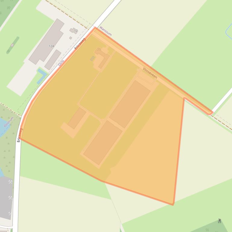 Kaart van postcodegebied 5808BW.