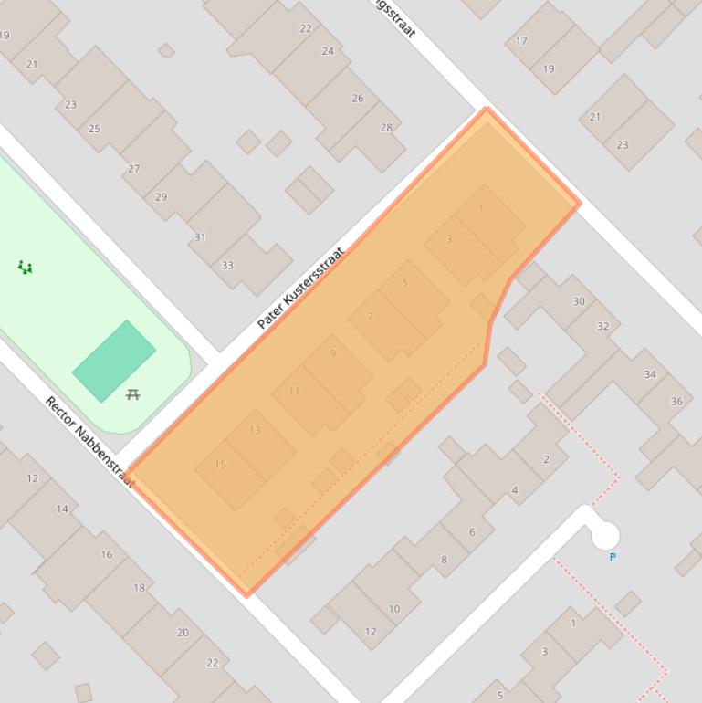 Kaart van postcodegebied 5809AW.