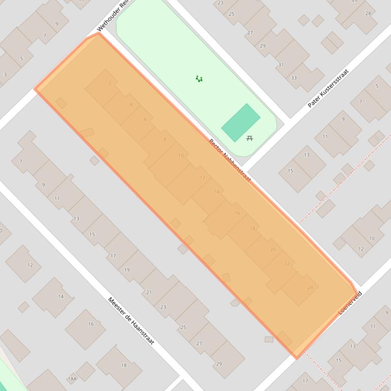 Kaart van postcodegebied 5809AZ.