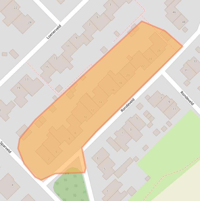 Kaart van postcodegebied 5809BL.