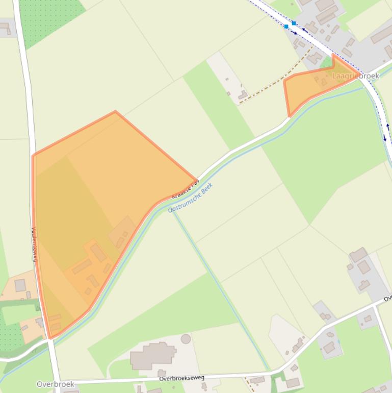 Kaart van postcodegebied 5809EP.